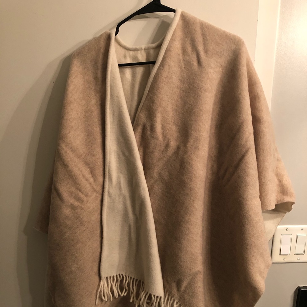 Wool poncho